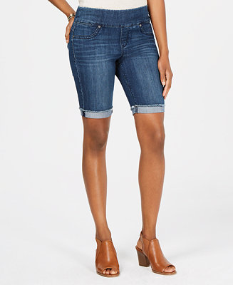 Style & Co Pull-On Denim Bermuda Shorts, Created for Macy's & Reviews -  Jeans - Women - Macy's
