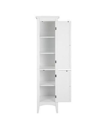 Elegant Home Fashions Slone Linen Tower with 2 Shutter Doors Macy s
