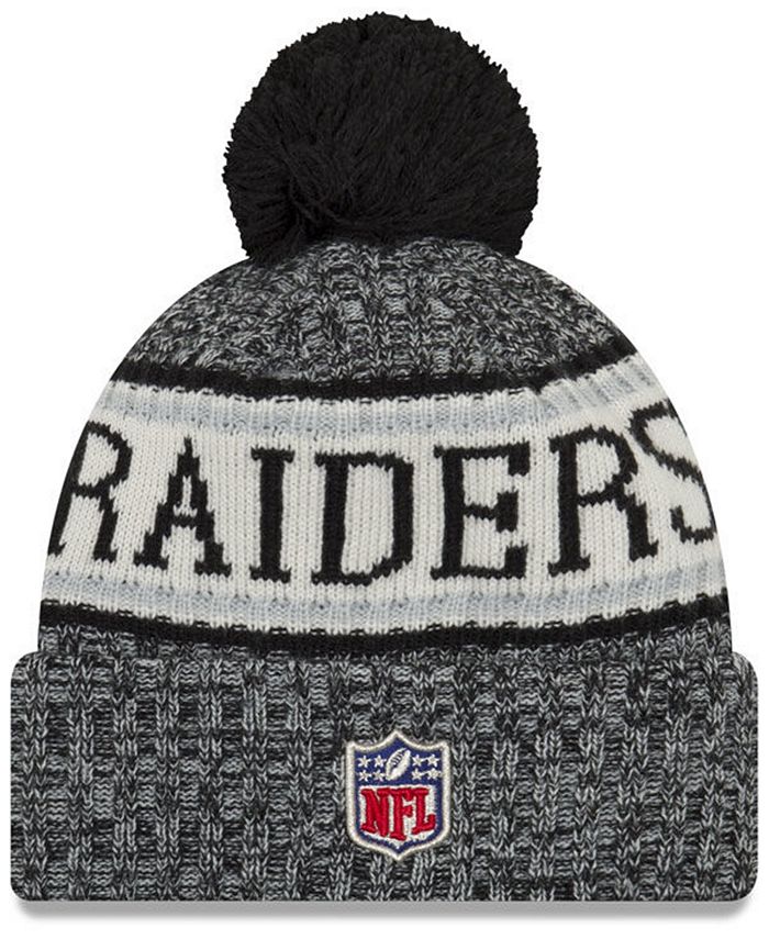 New Era Oakland Raiders Sport Knit Hat - Macy's
