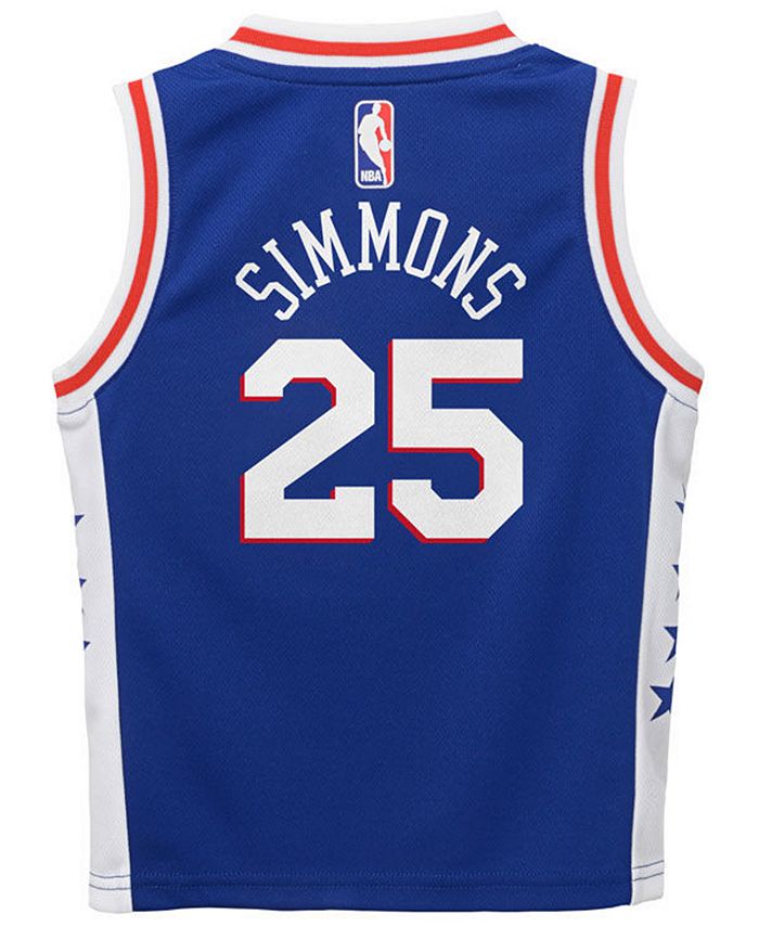 Nike Ben Simmons Philadelphia 76ers Icon Replica Jersey, Toddler Boys ...