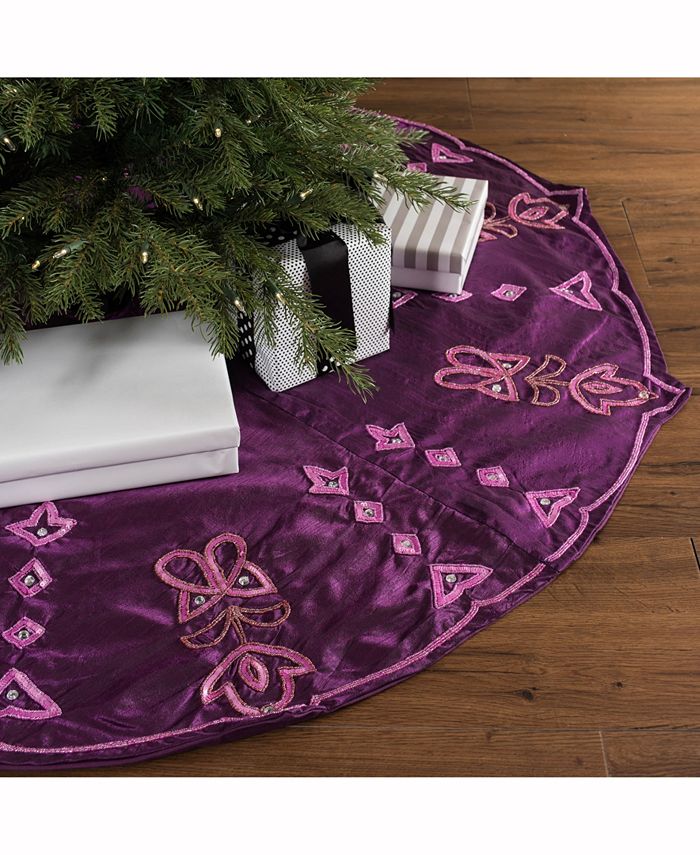 Vickerman Decorative Tree Skirt Macy's