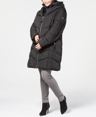 calvin klein plus size winter coats