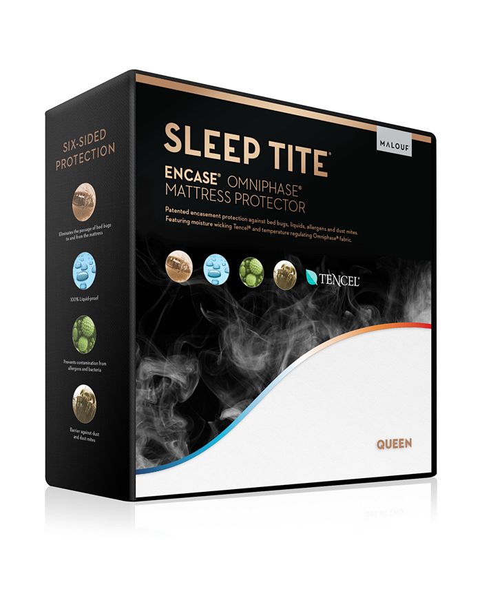 Malouf Sleep Tite Queen Encase Omniphase / Tencel Mattress Protector