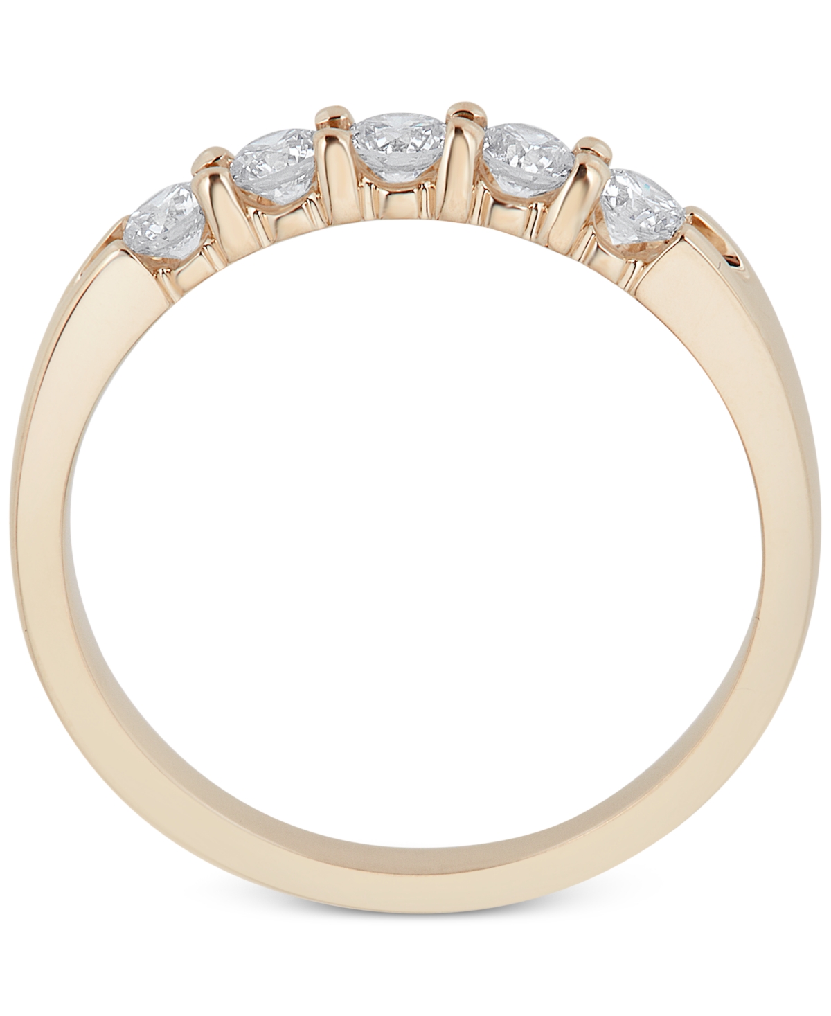 Diamond Five-Stone Ring (1/2 ct. t.w.) in 14k White or- Yellow Gold