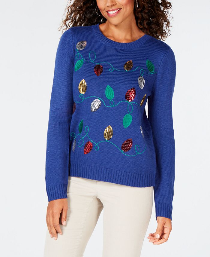 macys karen scott petite sweatshirts