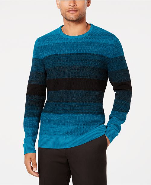 Alfani Men's Striped Sweater, Created for Macy's & Reviews Sweaters Men Macy's