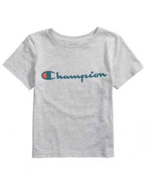 image of Champion Heritage Logo-Print T-Shirt, Little Boys