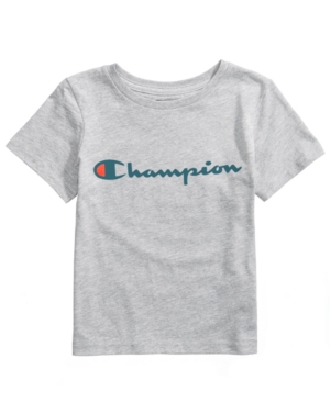 image of Champion Heritage Logo-Print T-Shirt, Little Boys