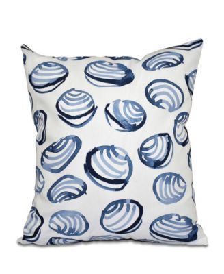 E By Design Anchor Whimsy 16 Inch Navy Blue Decorative Nautical
