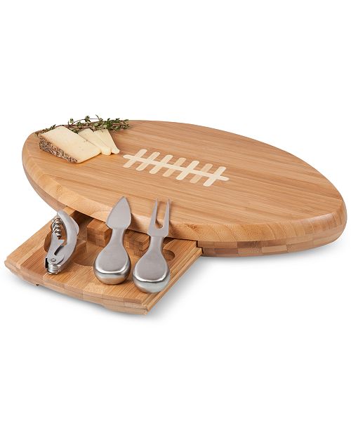 Picnic Time Toscana By Quarterback Football Cheese Cutting Board