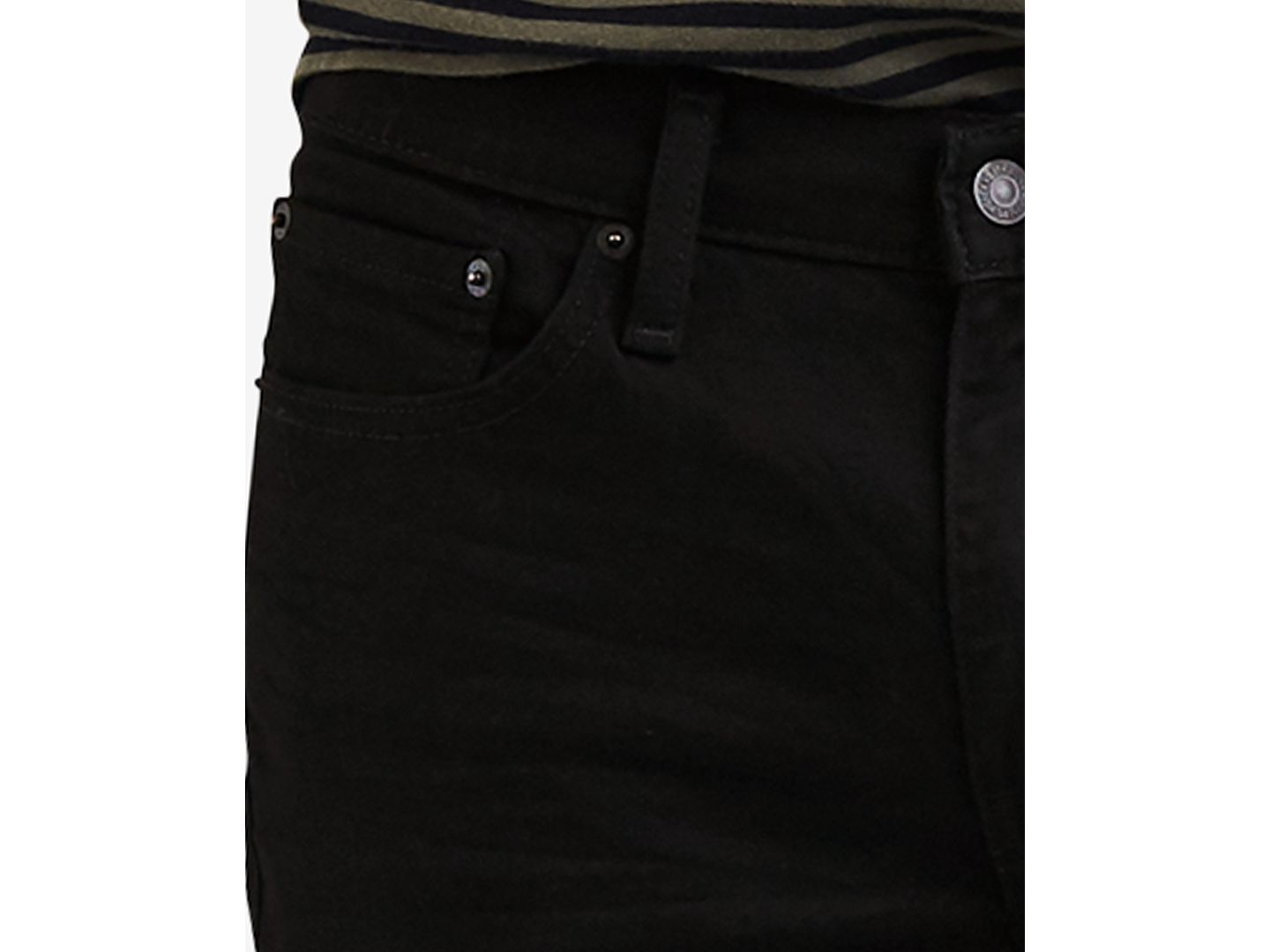 Мужские джинсы Levi's 511™ Slim-Fit, цвет: Чёрный потёртый — фото 3