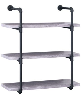 Noble House - Henley 3-Tier Wall Shelf, Quick Ship