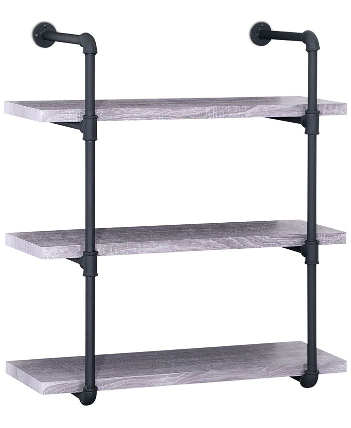 Noble House Henley 3 Tier Wall Shelf Reviews Furniture Macy S