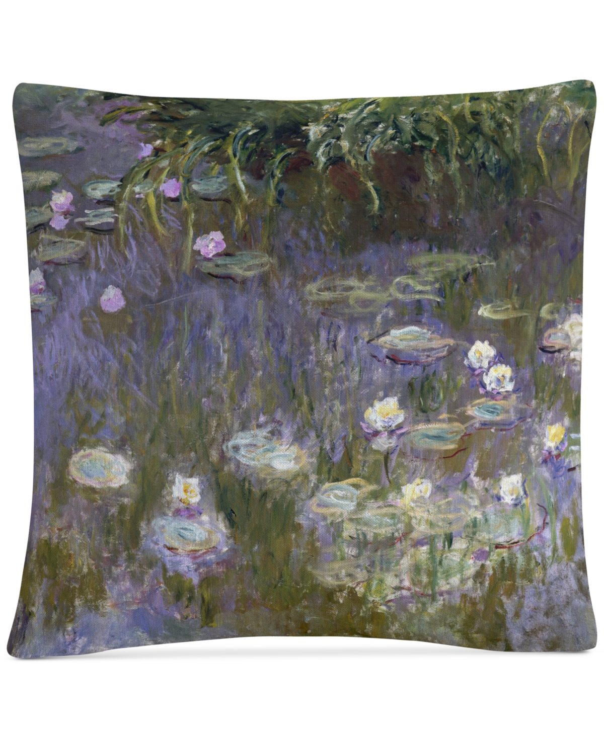 6938741 Claude Monet Waterlilies Decorative Pillow, 16 x 1 sku 6938741