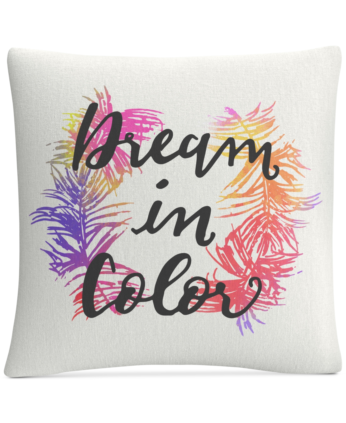 Abc Dream In Color Decorative Pillow, 16 x 16