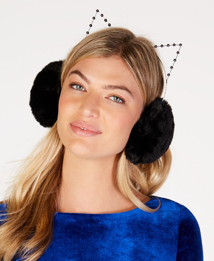 BCBG FauxFur Cat Earmuffs Macy's