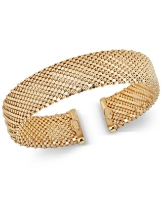 wide gold bangle bracelet