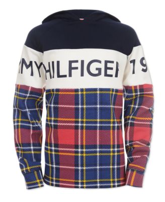tommy hilfiger checkered hoodie