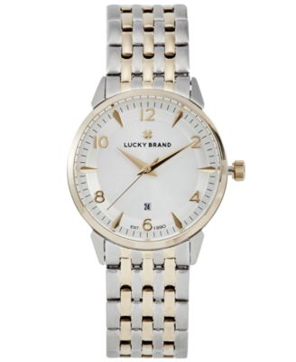Lucky Brand - Women's Torrey Two-Tone Stainless Steel Braclet Watch 34mm
