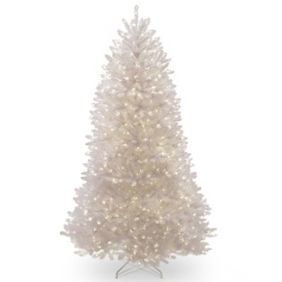 National Tree Company - National Tree 9 ft. Dunhill White Fir Tree with Clear Lights