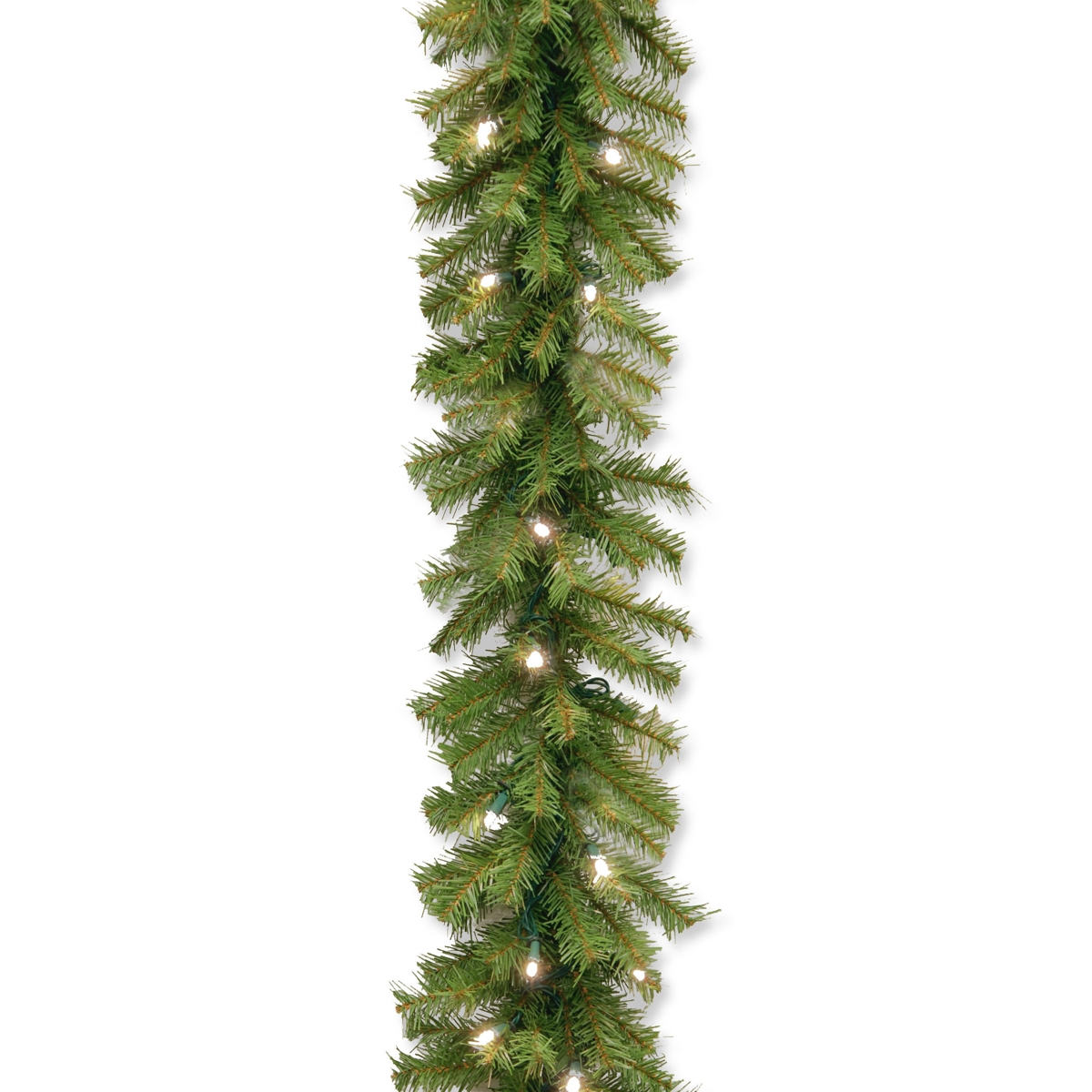 National Tree Company Norwood Fir Garland with 50 Concave Soft White Led Lights