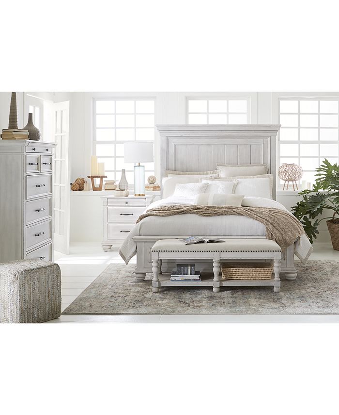 Furniture Quincy Upholstered Bench, Created for Macy's Macy's