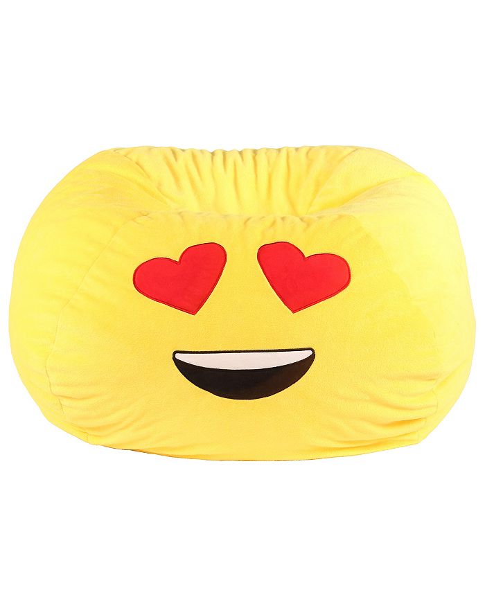 Emoji bean bag clearance chair