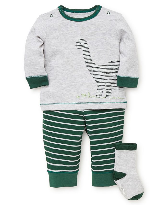 Little Me Baby Boys Dino Jogger Set with Socks & Reviews - Sets & Outfits - Kids - Macy's