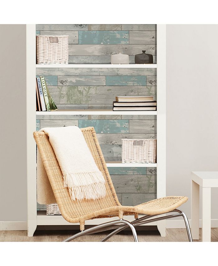 Brewster Home Fashions Beachwood Peel and Stick Wallpaper Macy's