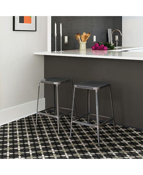 Brewster Home Fashions Clover Peel And Stick Floor Tiles