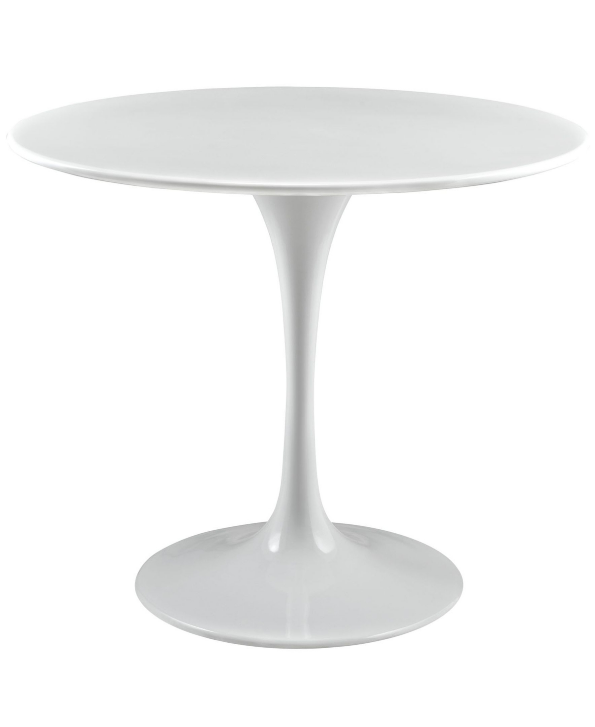 EEI-1116-WHI Lippa 36 in. Wood Top Dining Table, White