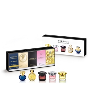 VERSACE 5-PC. DELUXE MINIATURE FRAGRANCES GIFT SET, CREATED FOR MACY'S
