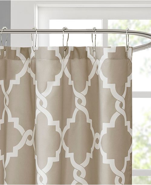 Madison Park Merritt Fretwork Print 72 Quot Square Shower