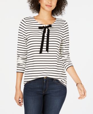 Charter Club - Cotton Striped Top