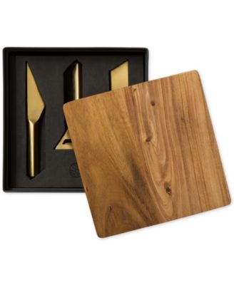 Cheese Board & Knives 4-Pc. Set