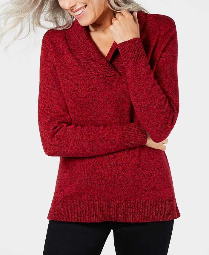 Karen Scott Shawl Collar Sweater Created for Macy s Macy s