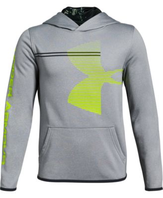 under armour hoodie kids green