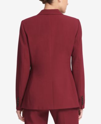 DKNY One-Button Notch-Collar Jacket 