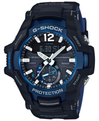 G-Shock Men's Solar Analog-Digital Gravity Master Black Resin Strap Watch 53.8mm