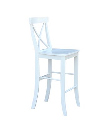 International Concepts - X-Back Bar height Stool - 30" Seat Height