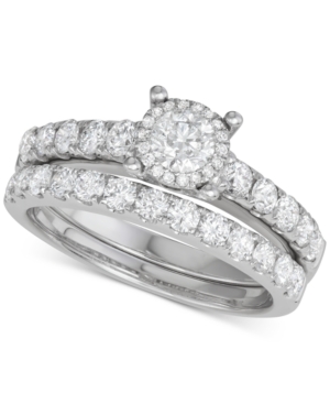 image of Diamond Bridal Set (1-1/2 ct. t.w.) in 14k White Gold