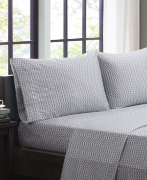 Intelligent Design Chevron 4-pc Queen Microfiber Sheet Set Bedding