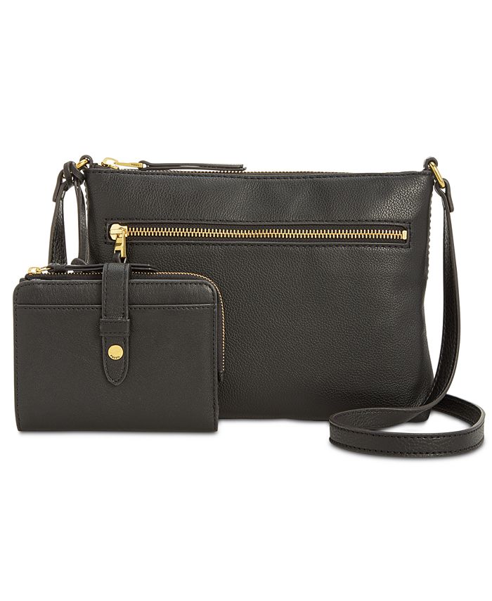 Fossil Women's Fiona Small Leather Crossbody Macy's