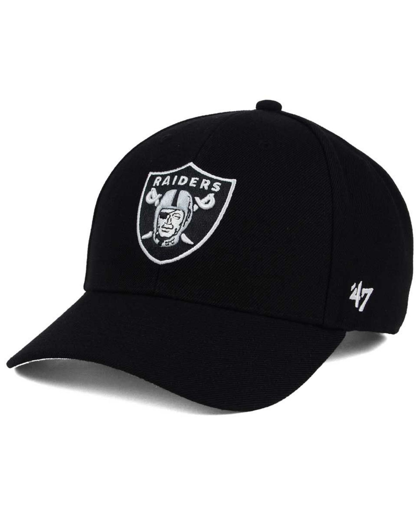 Мужская кепка '47 Brand Las Vegas Raiders MVP Strapback — фото 1