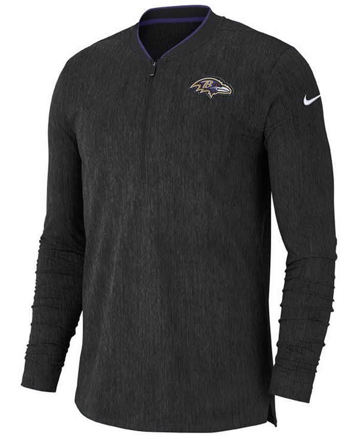 Nike Men's Baltimore Ravens Coaches Quarter-Zip Pullover - Macy's