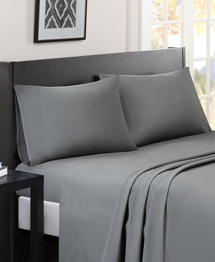 Madison Park Micro Splendor 3PC Twin Sheet Set & Reviews Sheets