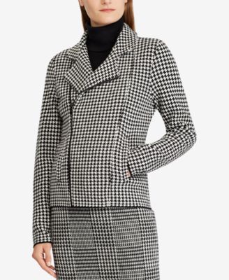 Lauren Ralph Lauren - Houndstooth Moto Jacket