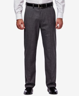 JMH Men Premium Stretch Classic Fit Flat Front Suit Pant