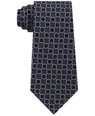 Calvin Klein Men's Quatrefoil Medallion on sale Slim Silk Tie