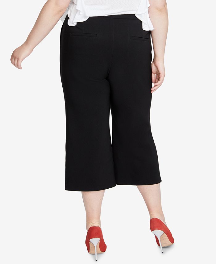 RACHEL Rachel Roy Trendy Plus Size Gwen Cropped Pants - Macy's